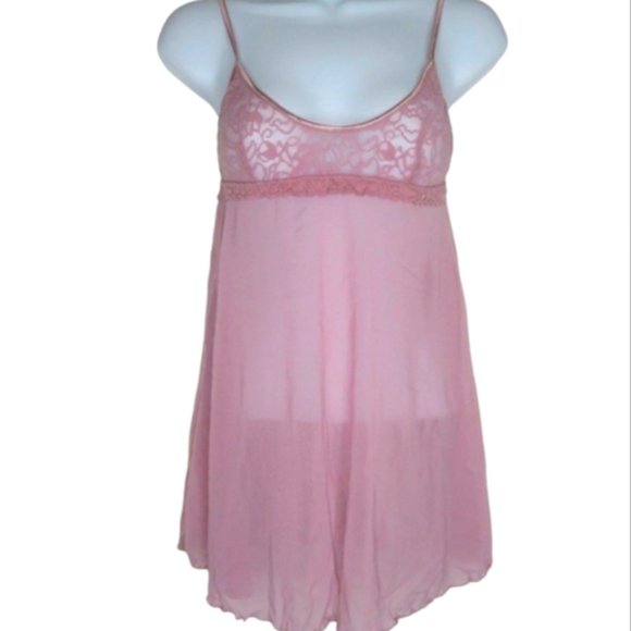 Victoria's Secret Lace Purple Flowy Lingerie Slip ￼ - Picture 12 of 12